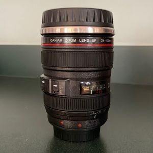 Camera Lens Travel Coffee Mug